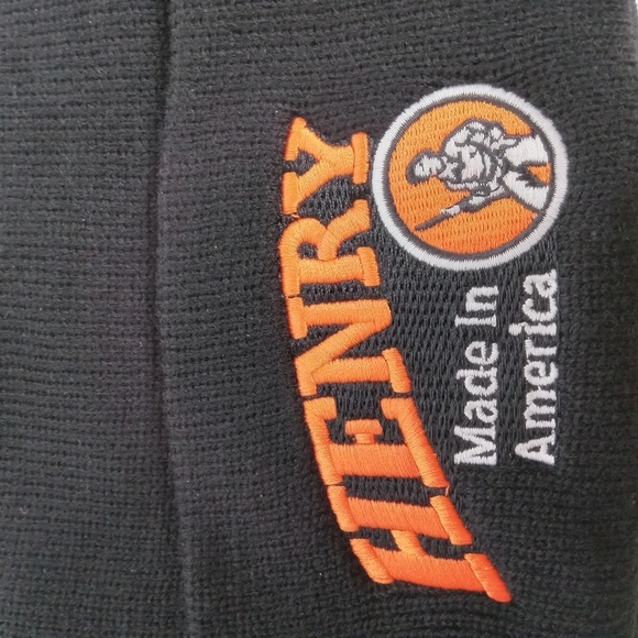 HENRY FIREARMS STOCKING HAT W/ ORANGE HENRY LOGO THINSULATE PLATINUM INSULATION - Picture 6 of 10